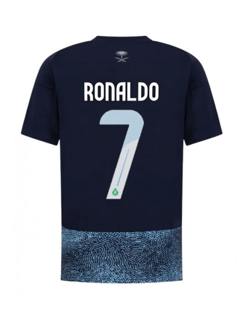 Al-Nassr Cristiano Ronaldo #7 Replika Borta Kläder 2025-26 Kortärmad Al-Nassr Cristiano Ronaldo #7 Replika Borta Kläder 2025-26 Kortärmad